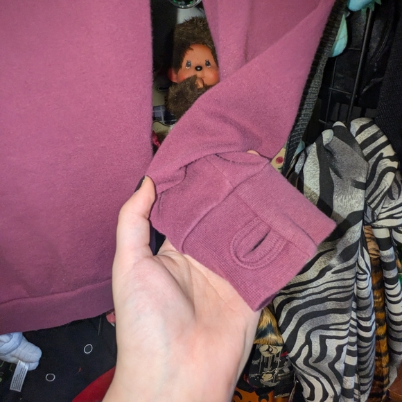 Obey Maroon Lightning Graphic Sweater - Picture 4 of 4